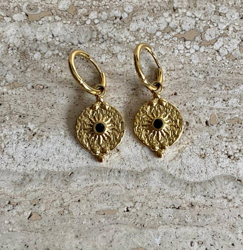 Onix Sun Earrings